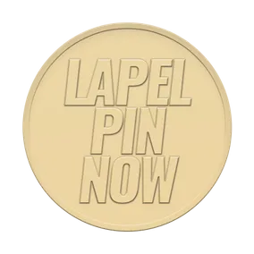Matte Gold Plating Matte Gold Plating - Lapel Pin Now