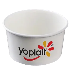 Paper Yogurt Cup - Lapel Pin Now