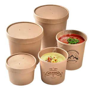 Paper Soup Container - Lapel Pin Now