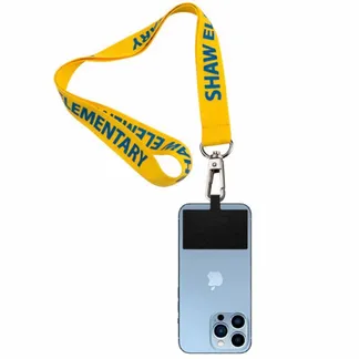 Lanyard & Blank Insert Phone Wallet - Lapel Pin Now