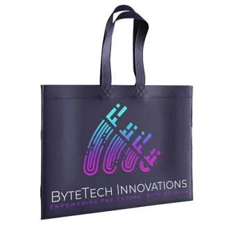 Custom Medium Grocery Tote Bag - Lapel Pin Now