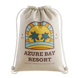 Custom Cotton Drawstring Bag - Lapel Pin Now