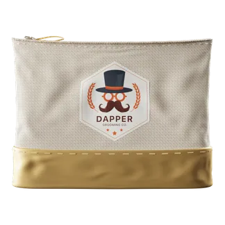 Custom Cotton Cosmetic Bag - Lapel Pin Now