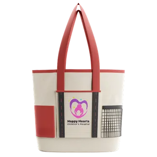 Custom Berkshire Tote Bag - Lapel Pin Now
