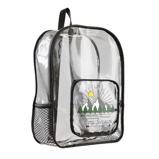 Customized Transparent Backpack - Lapel Pin Now