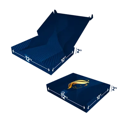 12 in x 10 in x 2.5 in 12 in x 10 in x 2.5 in