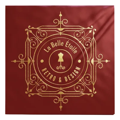 Foil Embossed Cloth Napkin Foil Embossed Cloth Napkin - Lapel Pin Now