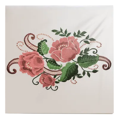 Embroidered Cloth Napkin Embroidered Cloth Napkin - Lapel Pin Now