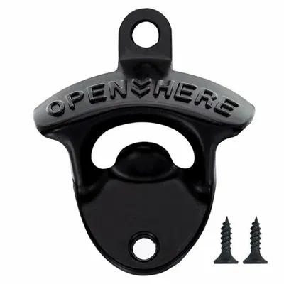 Black Bottle Opener - Lapel Pin Now