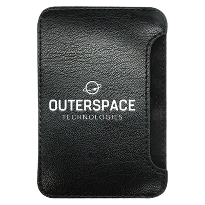 Leather Phone Wallet with Side Slit - Lapel Pin Now
