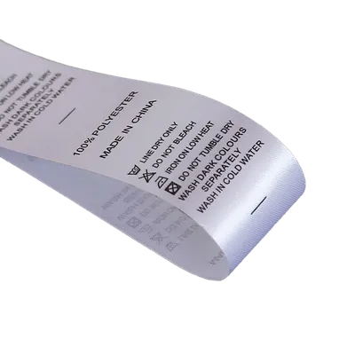 Printed Care Labels - Lapel Pin Now