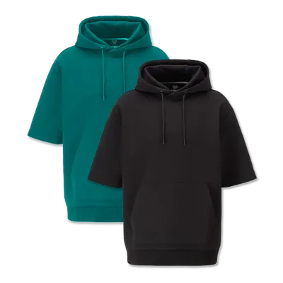 Short Sleeve Hoodie - Lapel Pin Now