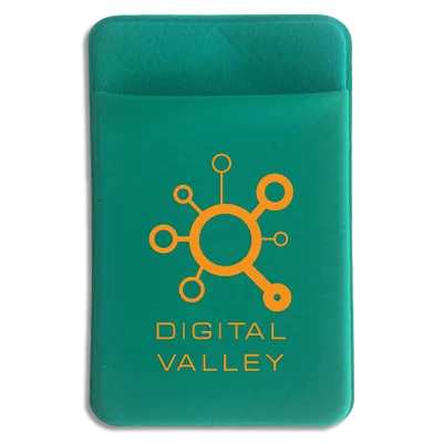 Lycra Phone Card Wallet - Lapel Pin Now