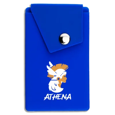 Silicone Phone Wallet with Button - Lapel Pin Now