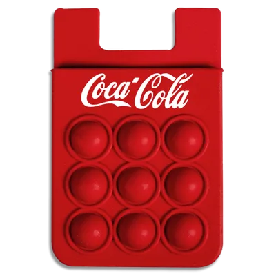 Silicone Push Pop Up Phone Wallet - Lapel Pin Now