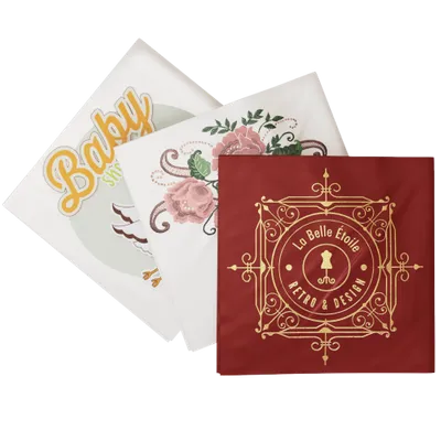 Custom Cloth Gala Napkin - Lapel Pin Now