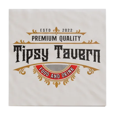 Premium Linen-Like Beverage Napkins - Lapel Pin Now