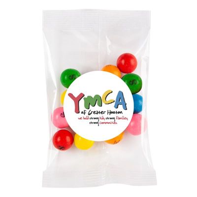 1oz. Goody Bags - Imprinted Mini Gumballs