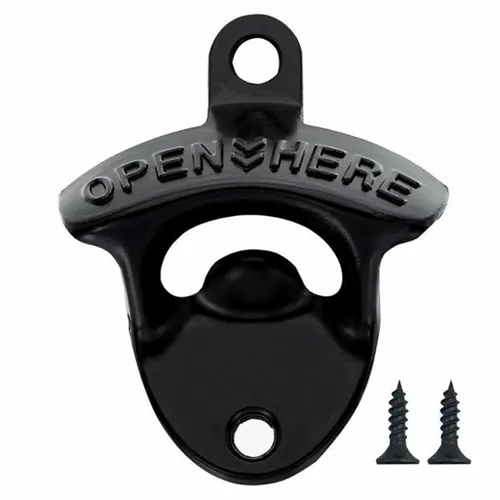 Black Bottle Opener - Lapel Pin Now
