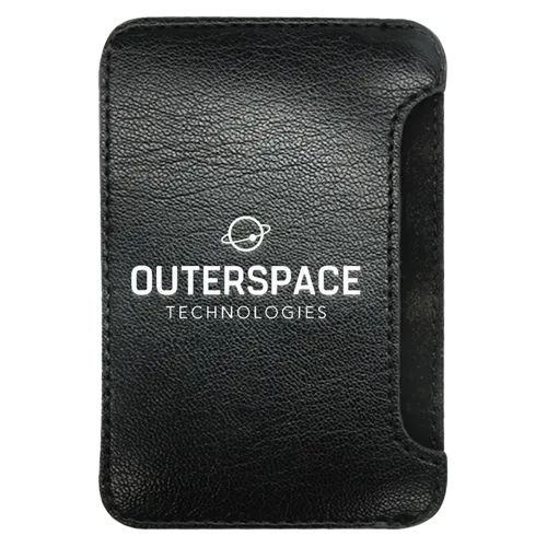Leather Phone Wallet with Side Slit - Lapel Pin Now