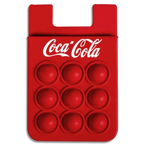 Silicone Push Pop Up Phone Wallet - Lapel Pin Now