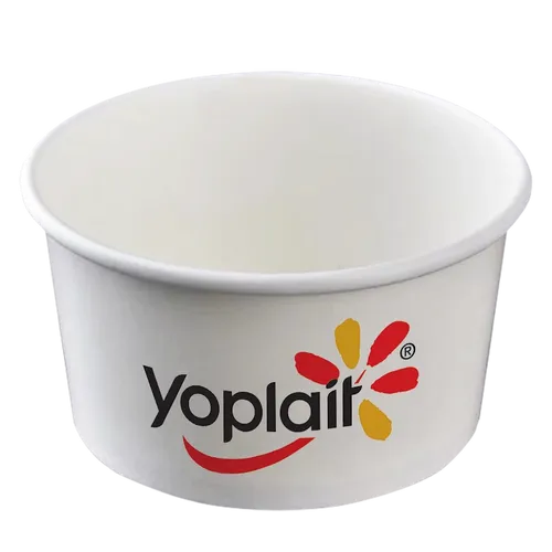 Paper Yogurt Cup - Lapel Pin Now