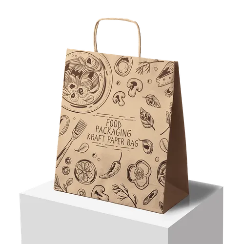 Kraft Paper Packaging Bag - Lapel Pin Now